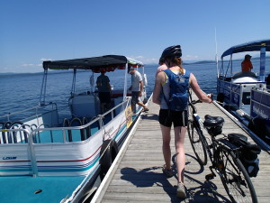 All aboard the bike ferry