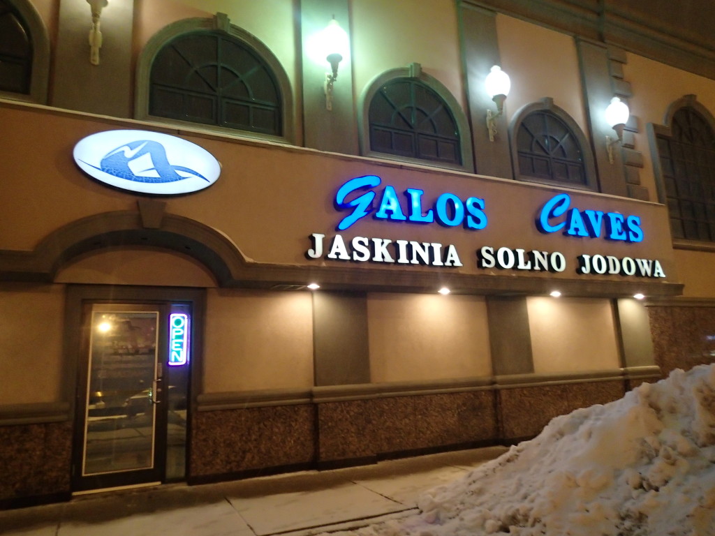 Entrance to Galos Cave, next to the Jolly Inn Polish buffet