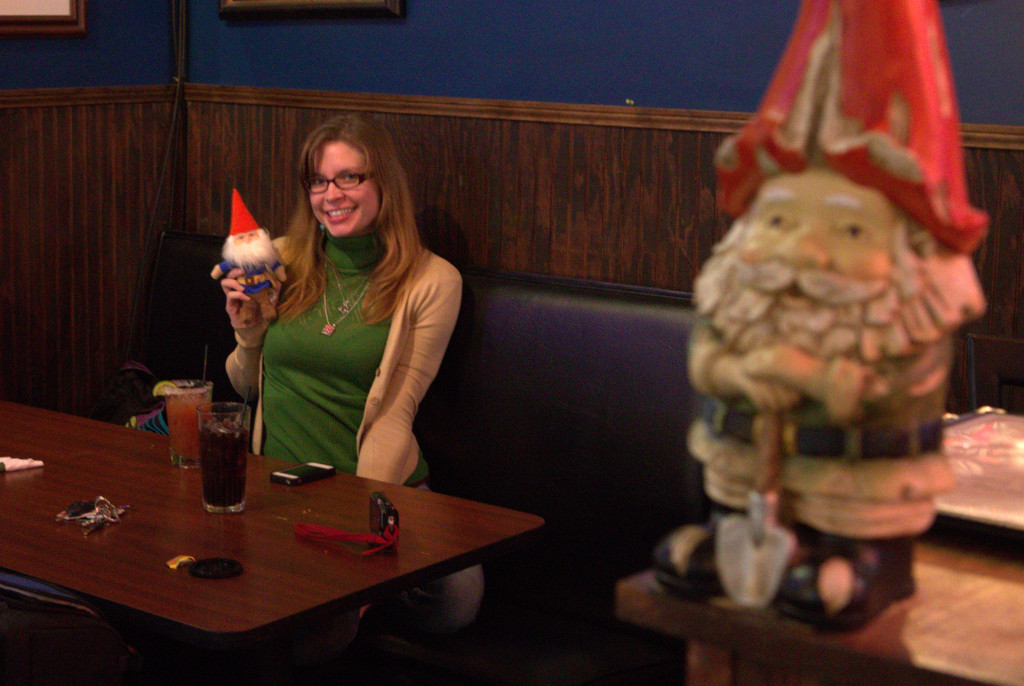 Hanging with my gnomies