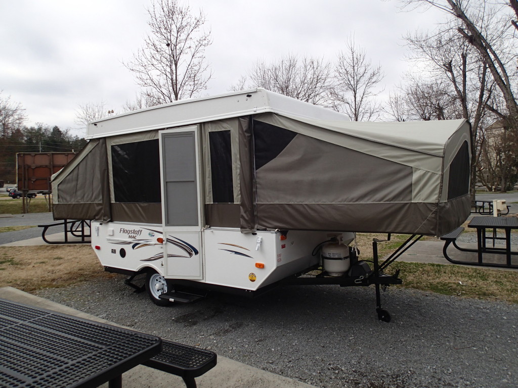 Campsite at River's Edge RV Resort in Pigeon Forge